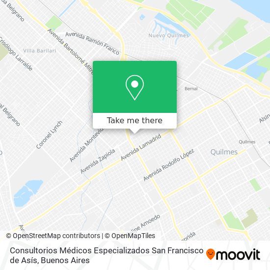 Consultorios Médicos Especializados San Francisco de Asís map