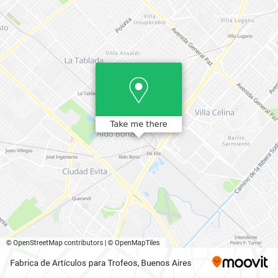 Fabrica de Artículos para Trofeos map