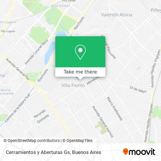 Cerramientos y Aberturas Gs map