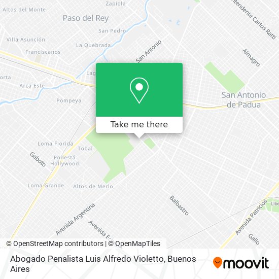 Abogado Penalista Luis Alfredo Violetto map