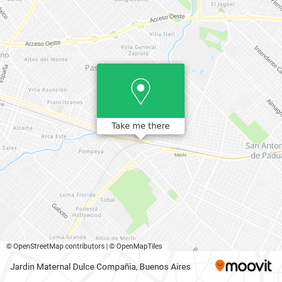 Jardin Maternal Dulce Compañia map