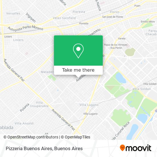 Pizzeria Buenos Aires map