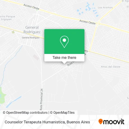 Mapa de Counselor Terapeuta Humanistica