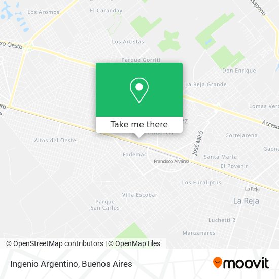 Ingenio Argentino map