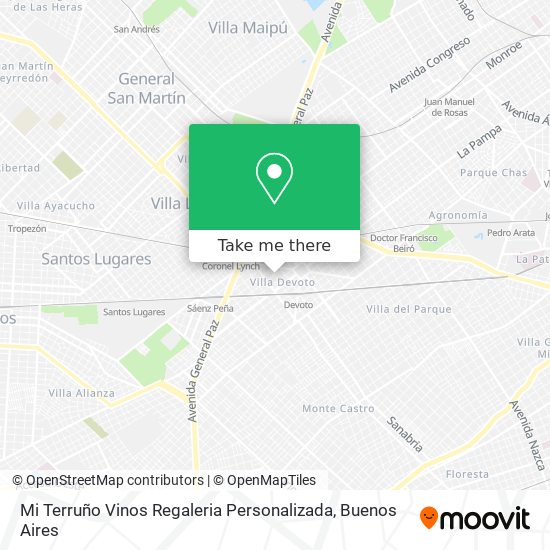Mi Terruño Vinos Regaleria Personalizada map