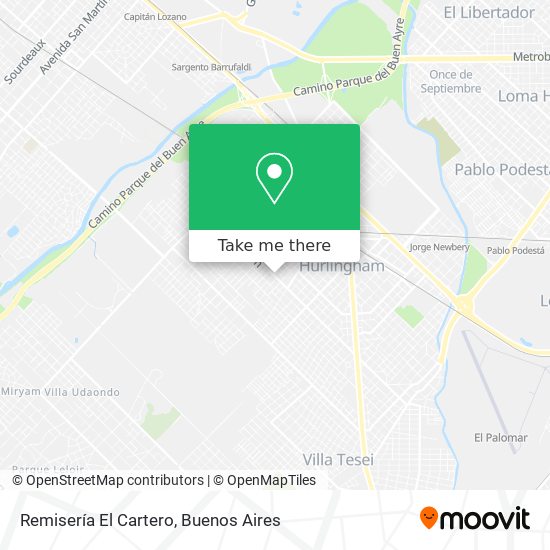 Remisería El Cartero map