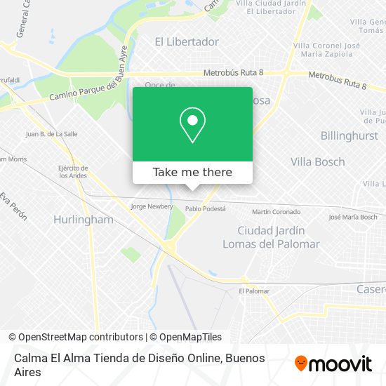 Calma El Alma Tienda de Diseño Online map