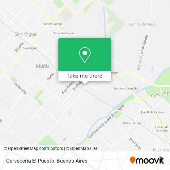 Cervecería El Puesto map