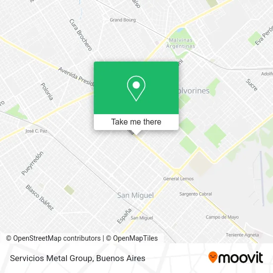 Servicios Metal Group map