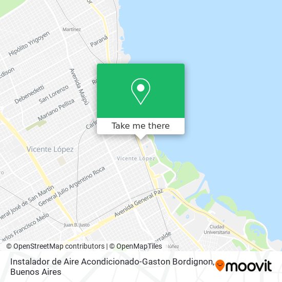 Instalador de Aire Acondicionado-Gaston Bordignon map