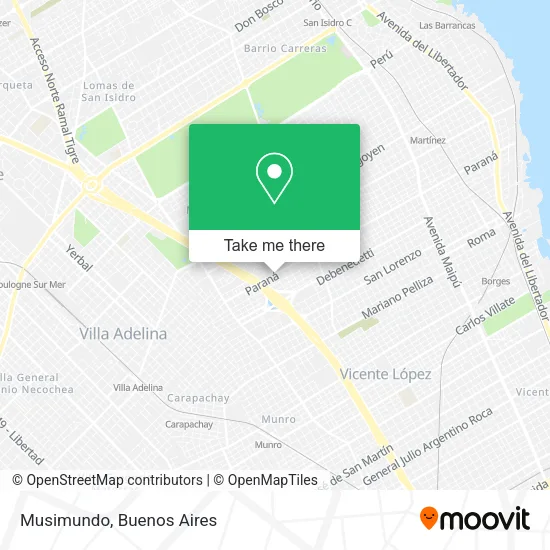 Mapa de Musimundo