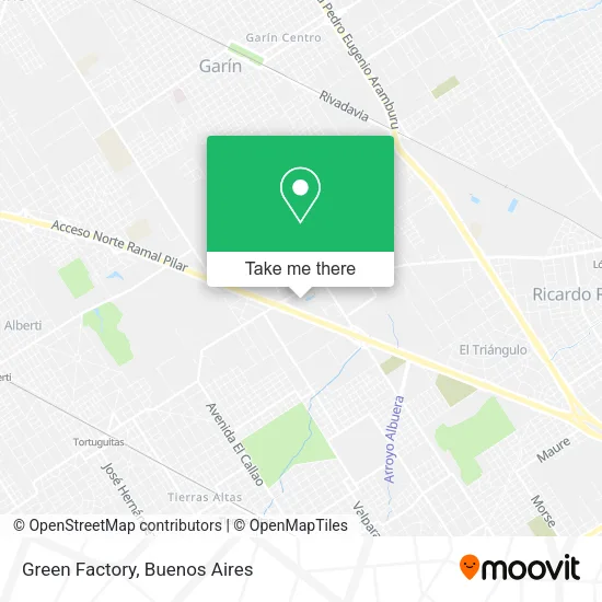 Mapa de Green Factory