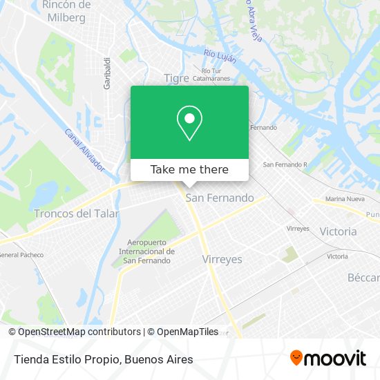 Mapa de Tienda Estilo Propio