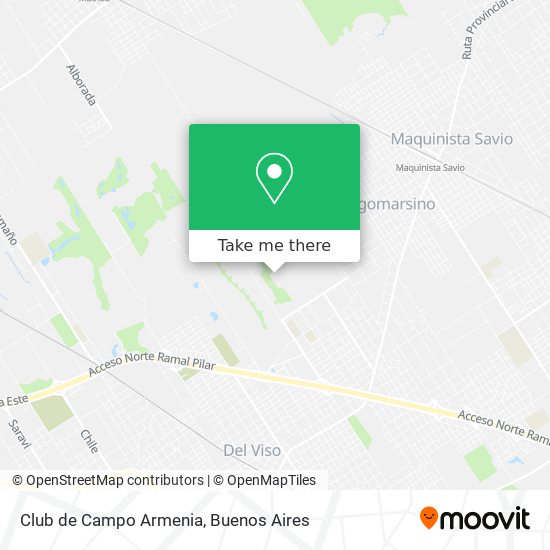 Club de Campo Armenia map