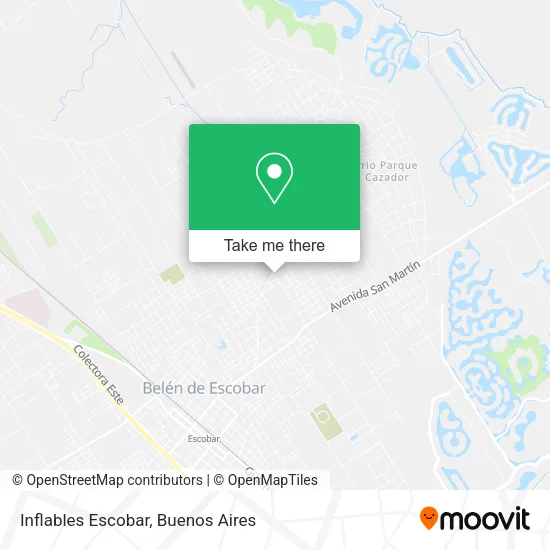 Mapa de Inflables Escobar