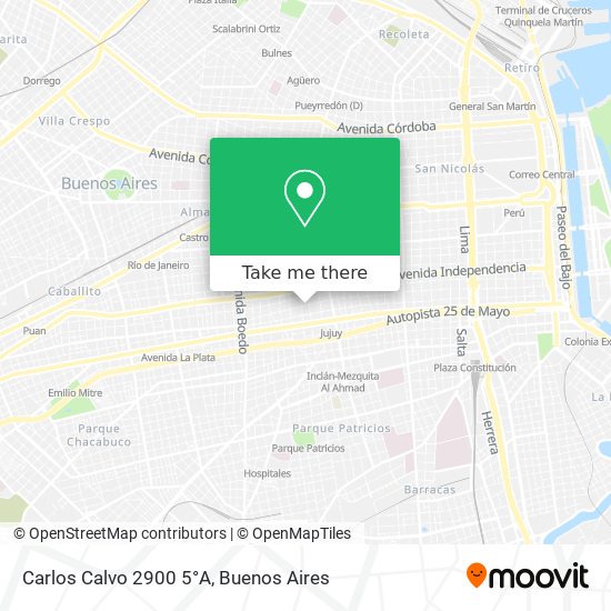 Carlos Calvo 2900 5°A map