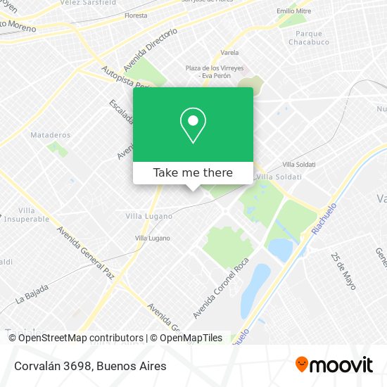 Mapa de Corvalán 3698