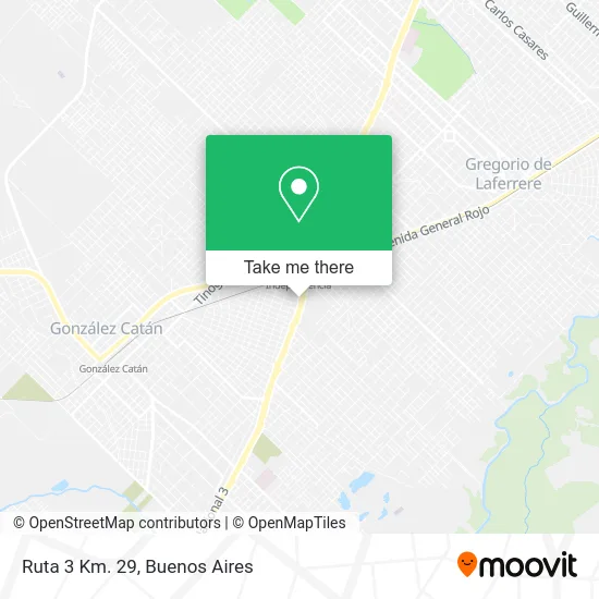 Ruta 3 Km. 29 map