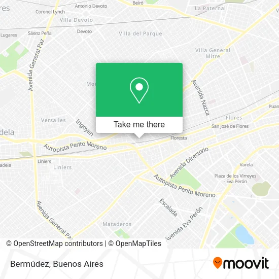 Mapa de Bermúdez