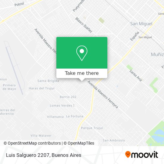 Luis Salguero 2207 map