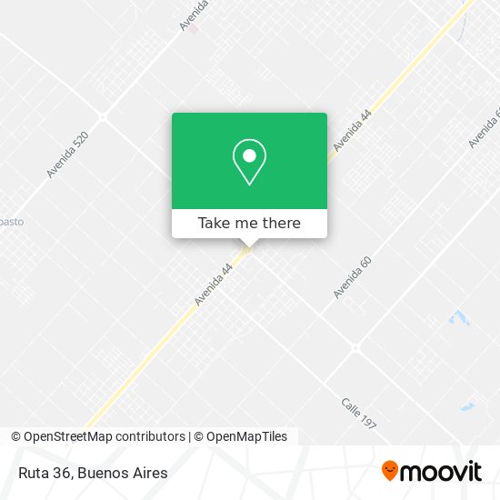 Mapa de Ruta 36