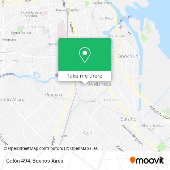 Mapa de Colón 494