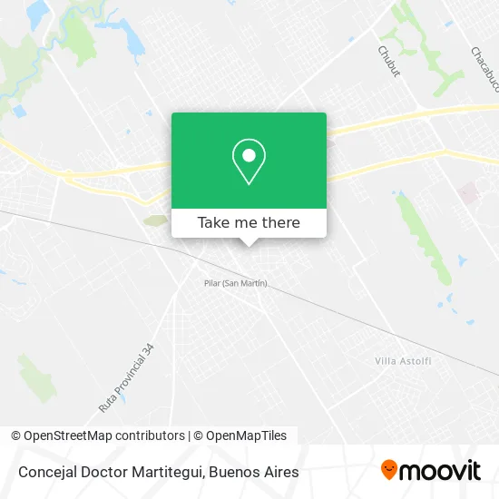 Concejal Doctor Martitegui map