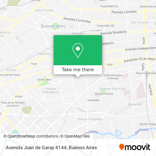 Avenida Juan de Garay 4144 map