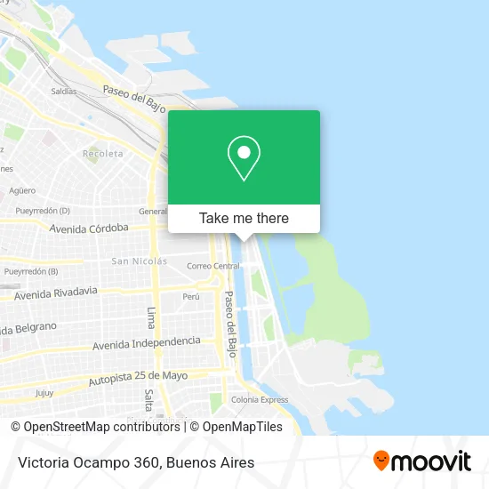 Victoria Ocampo 360 map