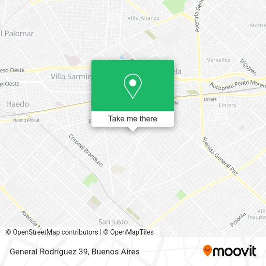 Mapa de General Rodríguez 39