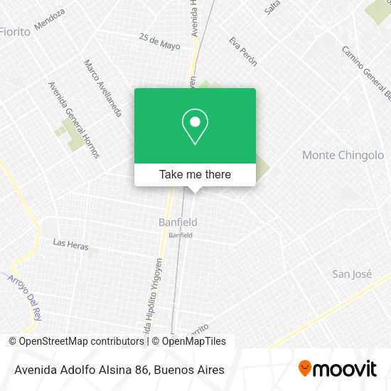 Mapa de Avenida Adolfo Alsina 86