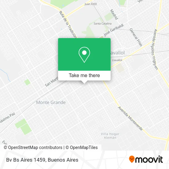 Bv Bs Aires 1459 map