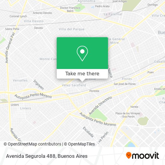 Avenida Segurola 488 map
