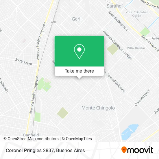 Coronel Pringles 2837 map