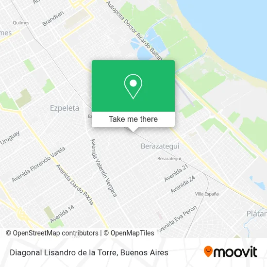 Diagonal Lisandro de la Torre map