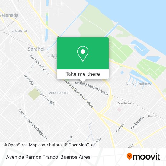 Mapa de Avenida Ramón Franco
