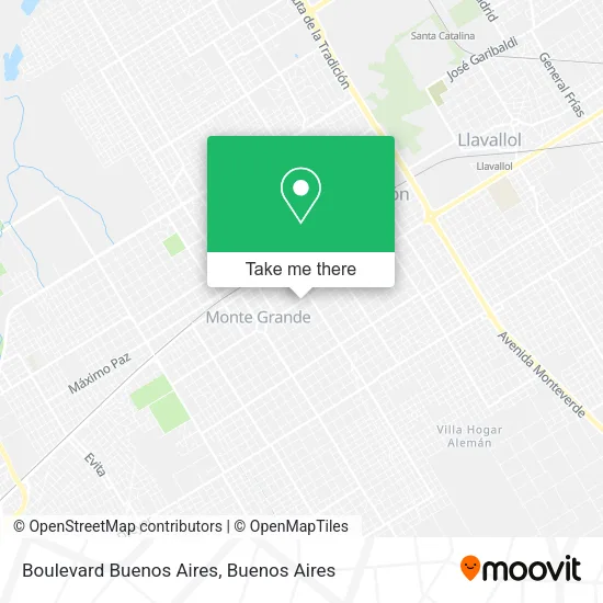 Boulevard Buenos Aires map