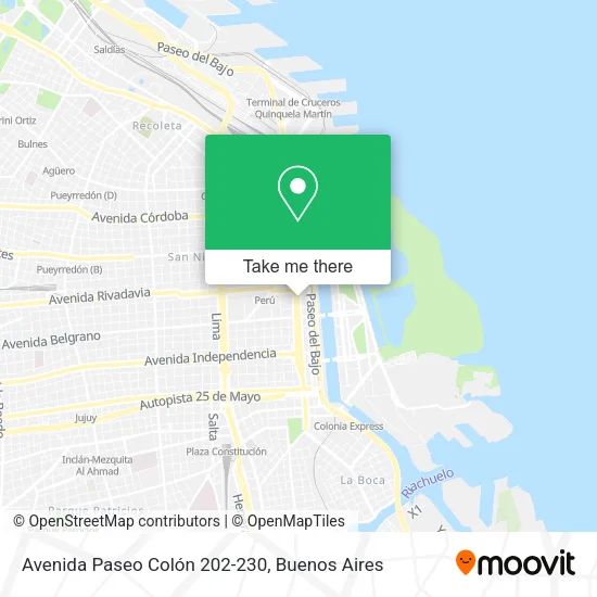 Avenida Paseo Colón 202-230 map