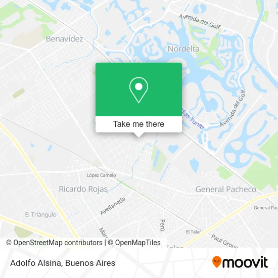 Adolfo Alsina map