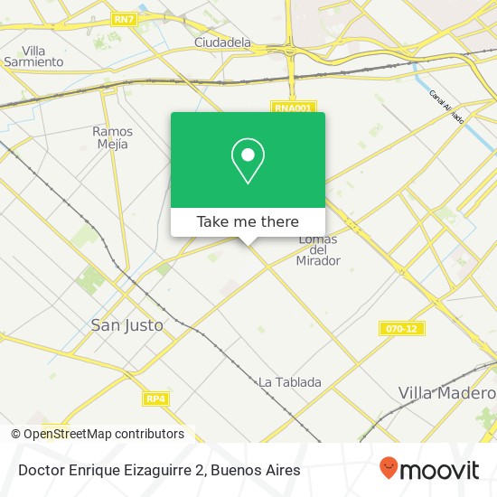 Doctor Enrique Eizaguirre 2 map