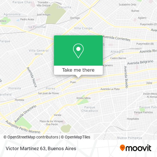 Victor Martínez 63 map