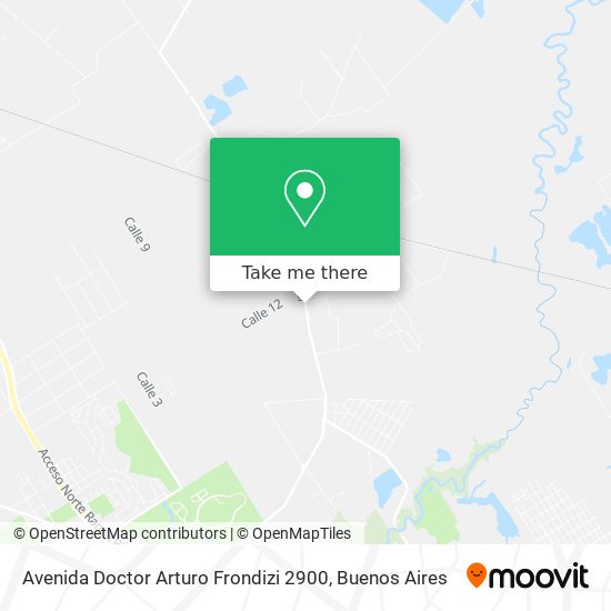 Avenida Doctor Arturo Frondizi 2900 map