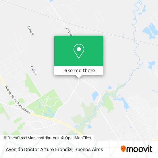 Avenida Doctor Arturo Frondizi map