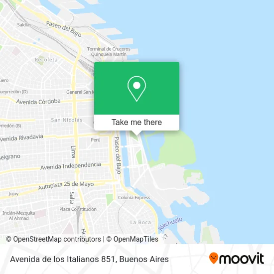 Avenida de los Italianos 851 map