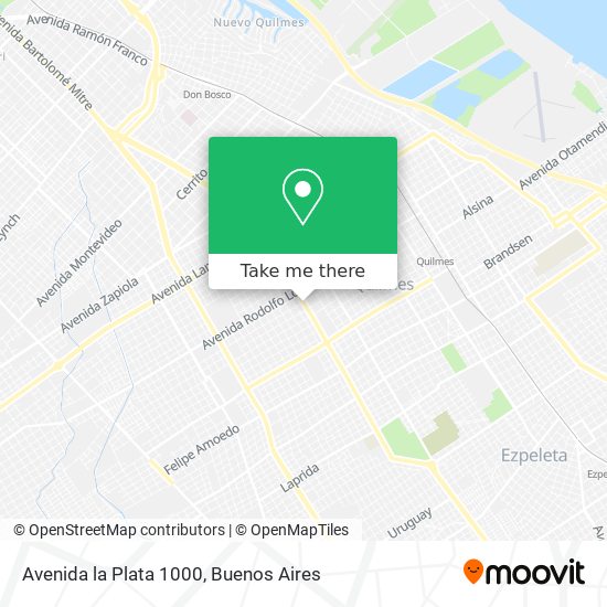 Avenida la Plata 1000 map