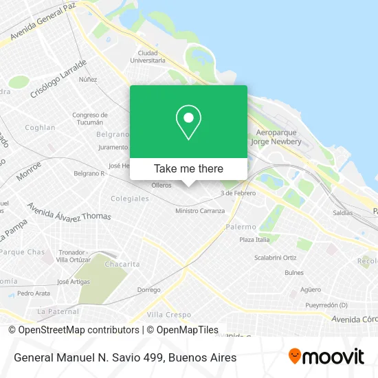 Mapa de General Manuel N. Savio 499
