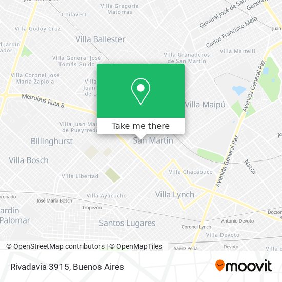 Rivadavia 3915 map