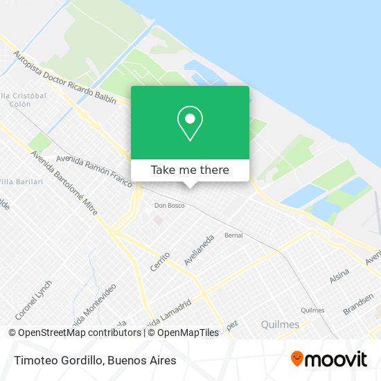 Timoteo Gordillo map