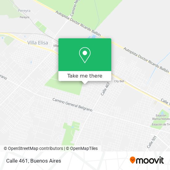 Mapa de Calle 461
