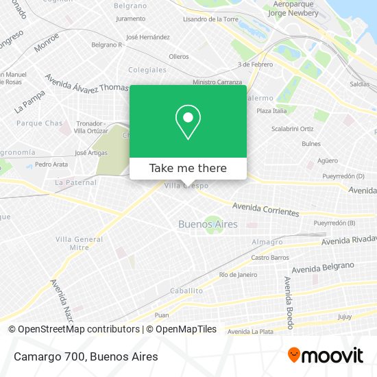 Camargo 700 map